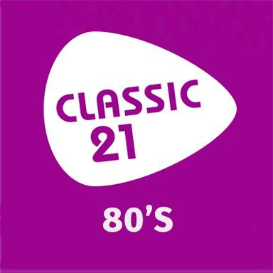 Classic 21 80's New Wave radio logo