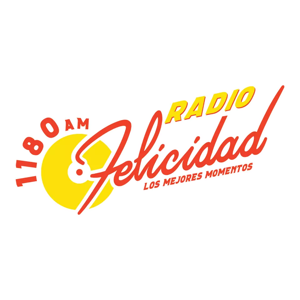 1180 Radio Felicidad (CDMX) - 1180 AM - XEFR-AM - Grupo ACIR - Ciudad de México radio logo