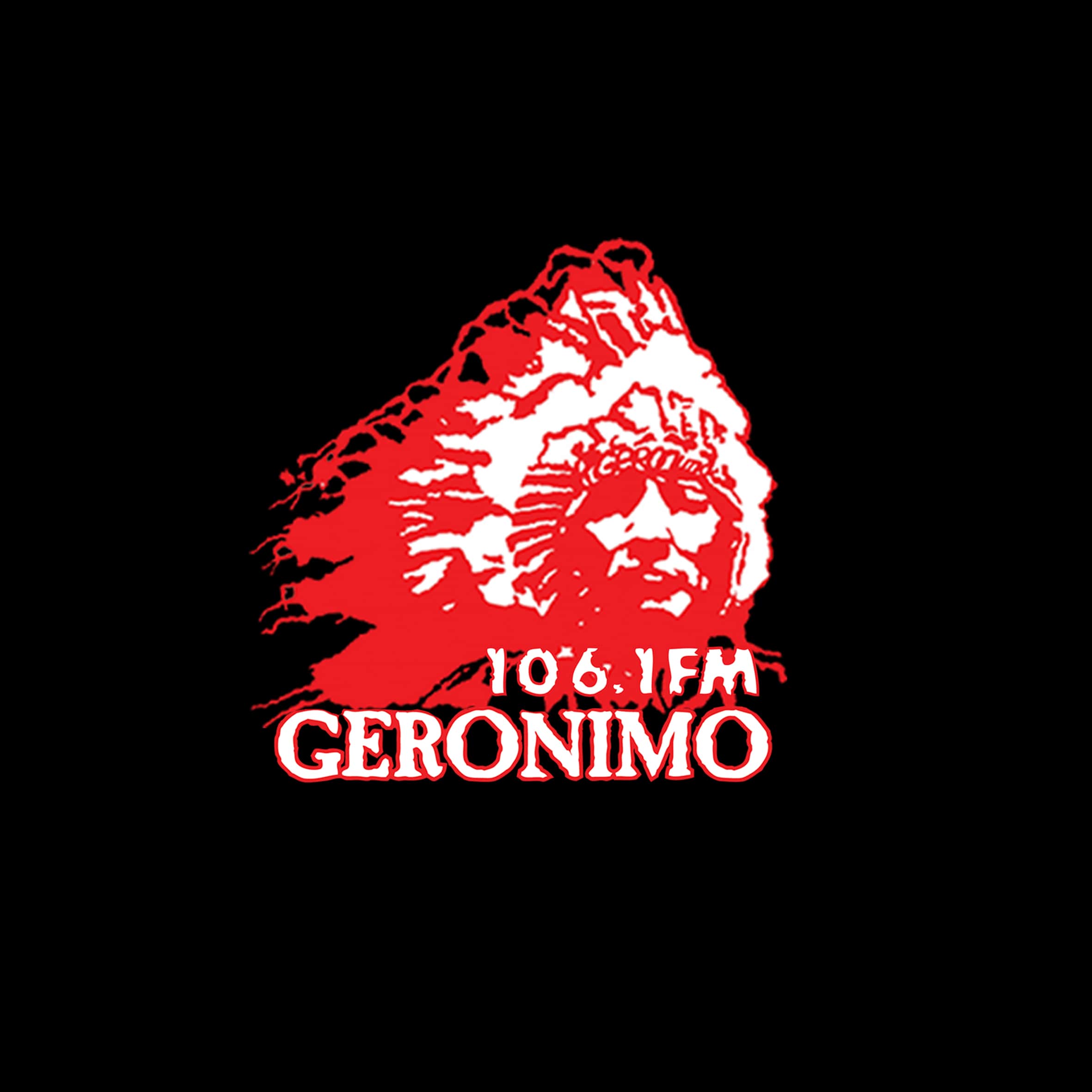 106.1 Geronimo FM radio logo
