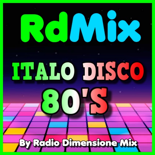 # RdMix Italo Disco 80s radio logo