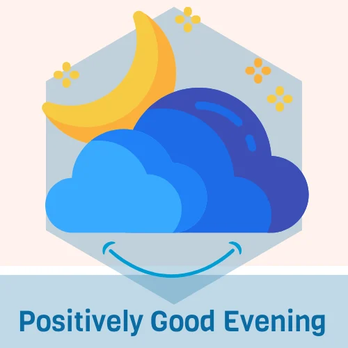 Positively Good Evening -om radio logo