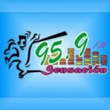 sensacion 95.9 fm radio logo