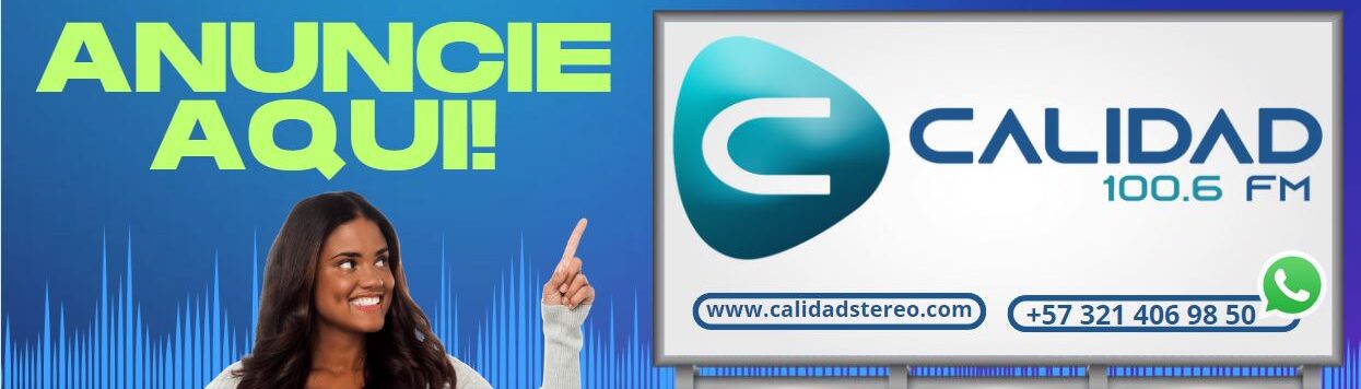 Calidad Stereo 100.6 FM radio logo