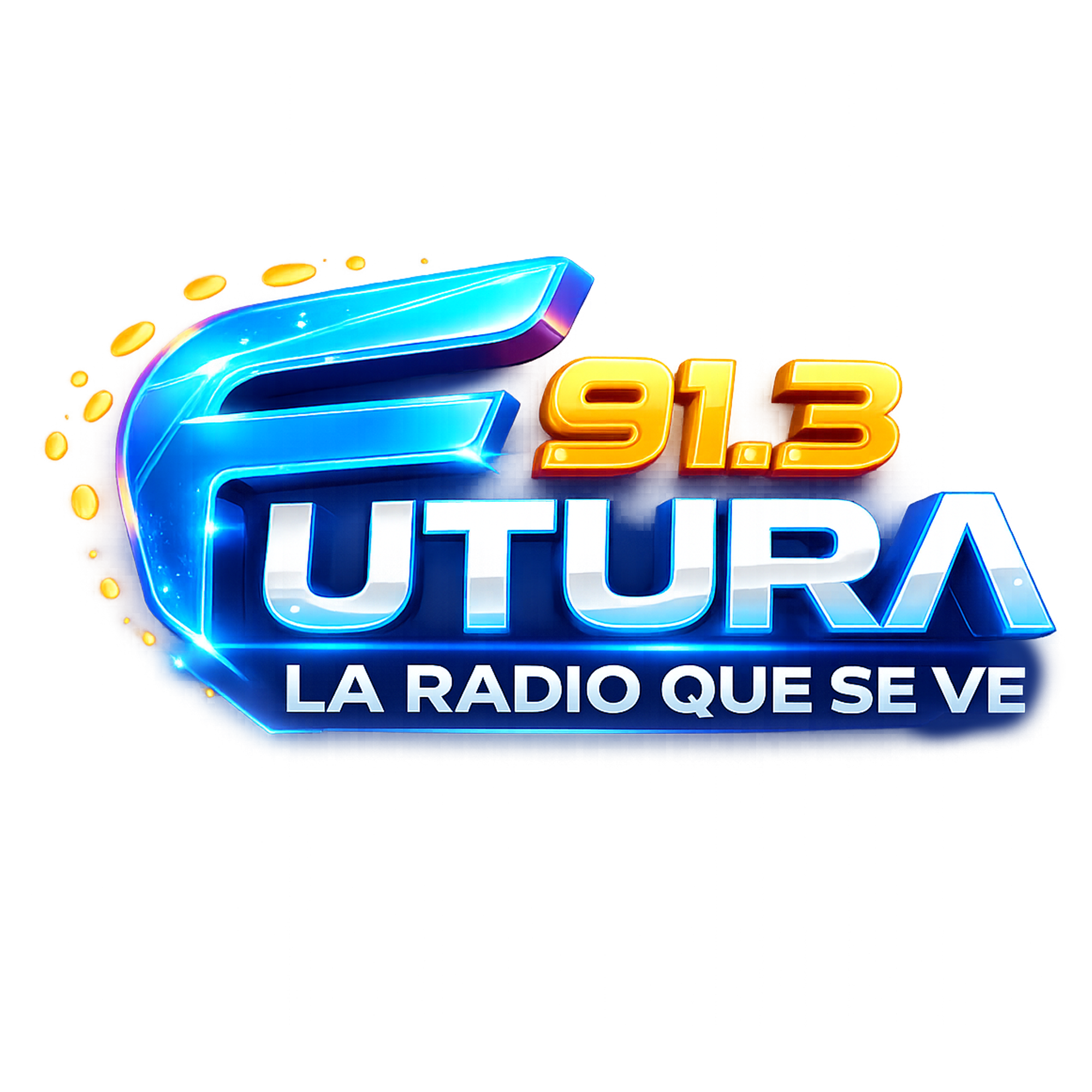 Radio Futura 91.3 FM radio logo