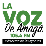 La Voz De Amagá 105.4 FM radio logo