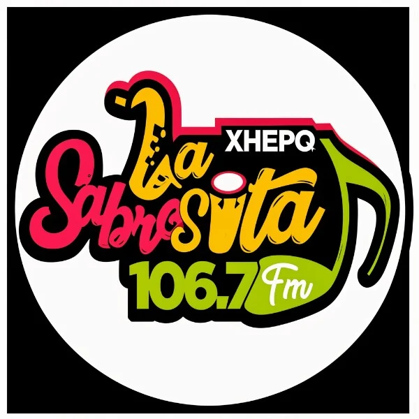 106.7 La Sabrosita (Ciudad Melchor Múzquiz) - 106.7 FM - XHEPQ-FM - Grupo M Radio - Ciudad Melchor Múzquiz, Coahuila radio logo