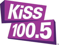 CHUR-FM "KISS 100.5" North Bay, ON radio logo