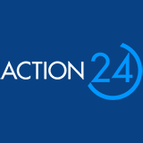 Action 24 radio logo