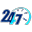 RADIO 24-7 CHILE radio logo