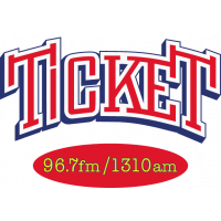 SportsRadio 1310 & 96.7 The Ticket radio logo