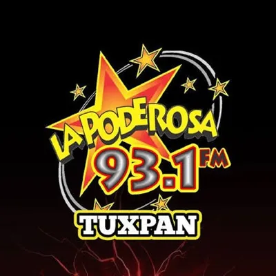 LA PODEROSA 93.1 (Tuxpan) - 93.1 FM - XHCRA-FM - Radiorama Tuxpan - Tuxpan, Veracruz radio logo
