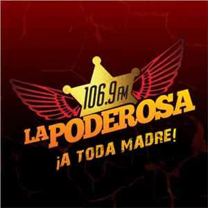 106.9 La Poderosa (Veracruz) - 106.9 FM - XHQT-FM - Grupo AvanRadio Radiorama - Veracruz, Veracruz radio logo