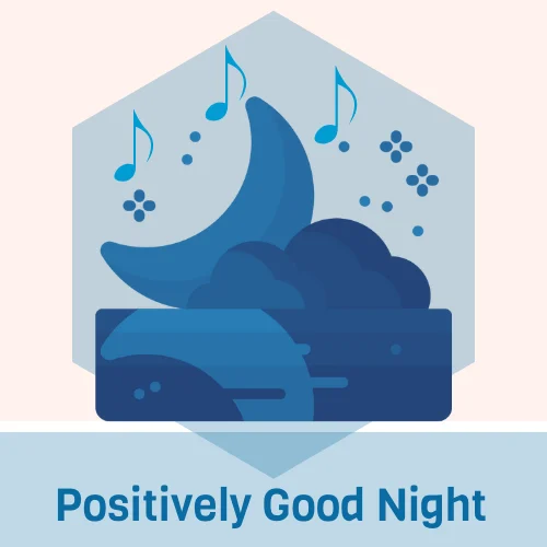 Positively Good Night -om radio logo