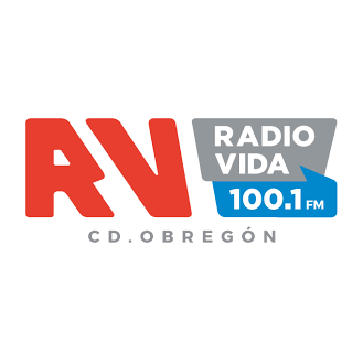 RADIO VIDA 100.1 (Ciudad Obregón) - 100.1 FM - XHCSAE-FM - Radio Vida MX - Ciudad Obregon, Sonora radio logo
